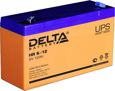 Аккумулятор для ИБП Delta HR 6-12 (6В/12 А&middot;ч)