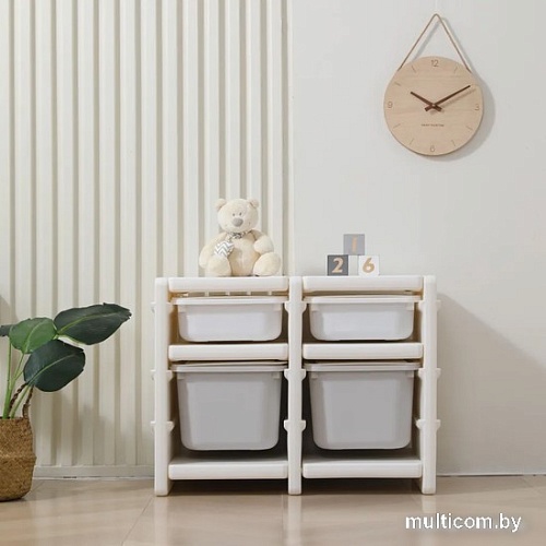 Комод UNIX kids Grey PTSTW4GRY (4 ящика)