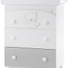 Детский комод Italbaby Jolie 070.7028-0530 (белый/серый)