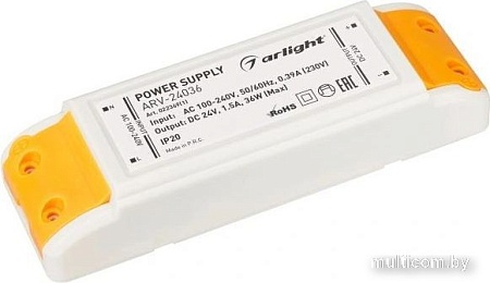 Блок питания Arlight ARV-24036 022369(1)