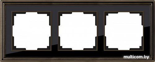 Рамка Werkel Palacio WL17-Frame-03 (бронза/черный)