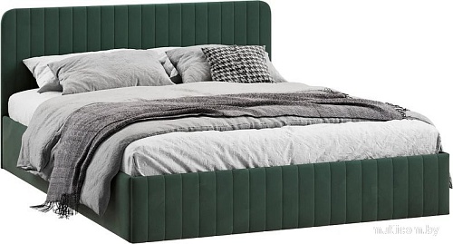 Кровать Трия Шелли Тип 1 с подъемным механизмом 160x200 (велюр Confetti Deep forest)