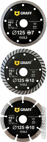 Набор отрезных дисков GRAFF 2802 (3 шт)