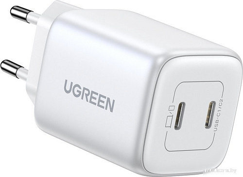Сетевое зарядное Ugreen CD294 15327 (белый)