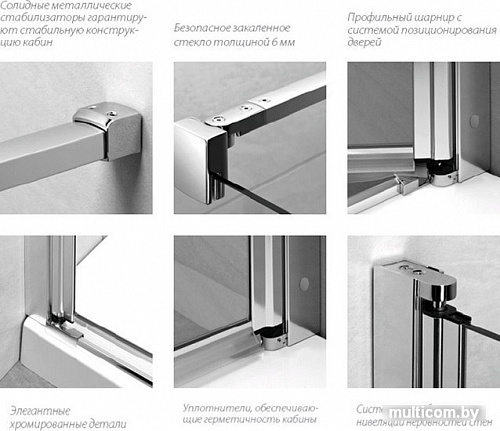 Душевой уголок Radaway Eos KDD 100 (37223-01-12N)