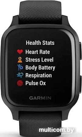 Умные часы Garmin Venu Sq Music (черный)