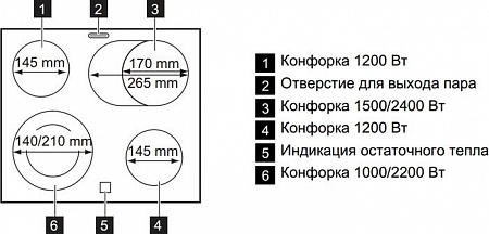 Кухонная плита AEG 4705RVS-MN