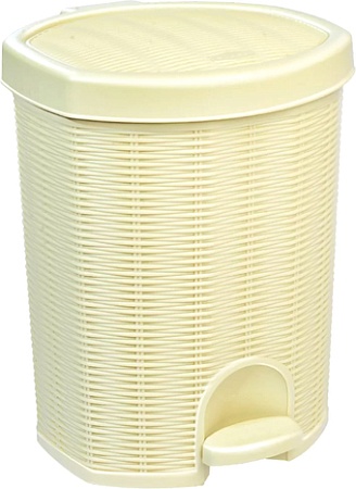 Мусорное ведро Эльфпласт Elegance EP336 с педалью 11 л (бежевый)