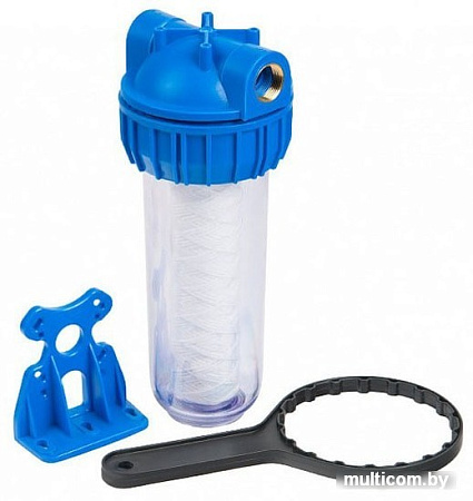 Магистральный фильтр Unipump CFC-10K (резьба 1/2") с картриджем SC-10W (5мкм)