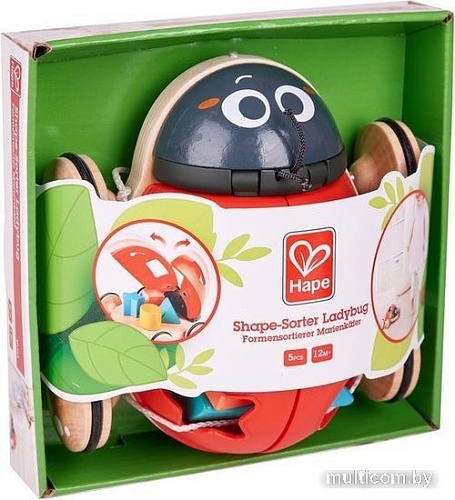 Развивающая игрушка Hape Сортер Божья коровка E0364_HP