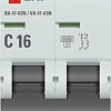 Выключатель автоматический EKF PROxima ВА 47-63N 2P 16А (C) 6кА M636216C