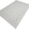 Ковер для жилой комнаты Radjab Carpet Поло Прямоугольник EN 262 12467RK (1.2x1.8, Cream/L.Grey)