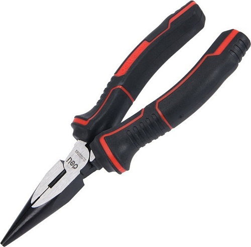 Длинногубцы Deli DL100206G (красный/черный)