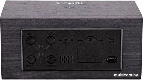 Настольные часы с беспроводной зарядкой Kitfort KT-3312