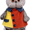 Классическая игрушка BUDI BASA Collection Басик в вельветовом жилете Ks22-198 (22 см)