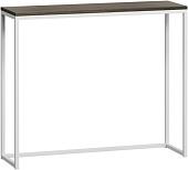 Консольный стол LoftyHome Бервин BR040206 (серый с белым основанием)