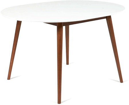 Кухонный стол TetChair Bosco раскладной (белый/коричневый)