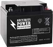 Аккумулятор для ИБП Security Power SPL 12-40 (12В/40 А&middot;ч)
