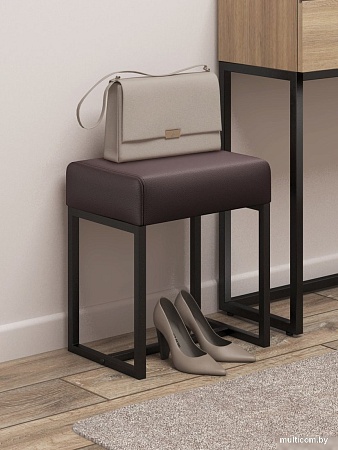 Пуфик Mio Tesoro Юнта (экокожа/коричневый)