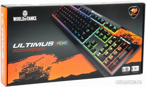 Клавиатура Cougar Ultimus RGB World of Tanks (Blue Switch)