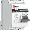 Дифференциальный автомат EKF PROxima АД-32 2P 6А (C) 30мА тип AC 4.5кА DA32-06-30-pro