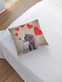 Чехол на подушку JoyArty Любвеобильные коты sl_25649