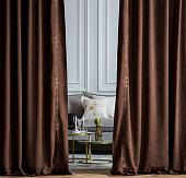 Комплект штор Pasionaria Бриджит 400x230 (2 шт, коричневый)