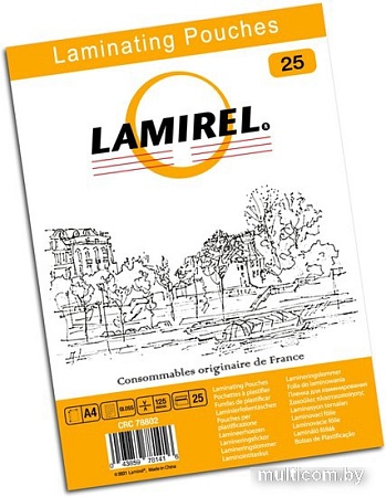 Пленка для ламинирования Lamirel А4 125 мкм 25 шт LA-78802