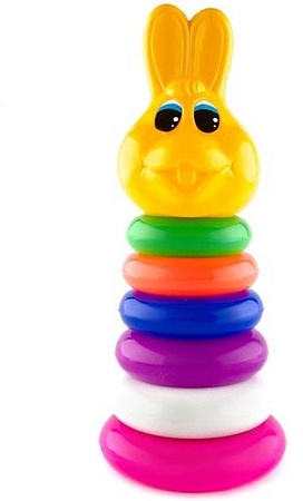 Пирамидка Пластмастер Пирамида Зайчик 13204