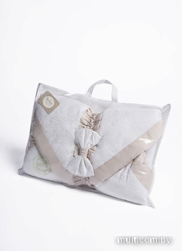 Постельное белье Perina Одеяло-конверт (бежево-белый)