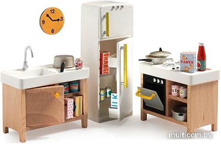 Аксессуары для кукольного домика Djeco Кухня 07823
