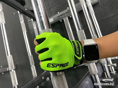 Перчатки для фитнеса Espado ESD004 (XS, зеленый)
