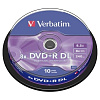 DVD-R диск Verbatim Double Layer 8.5Gb 8x Verbatim 10 шт. CakeBox 43666