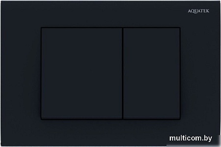 Панель смыва Aquatek KDI-0000012 (черный матовый)