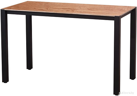 Стол Millwood Сеул керамогранит 120x60x75 (дерево вуд/металл черный)