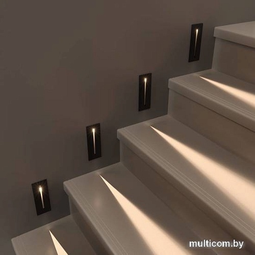 Точечный светильник Elektrostandard Подсветка для лестниц 40108 LED (черный)