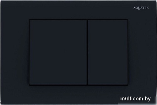 Панель смыва Aquatek KDI-0000012 (черный матовый)