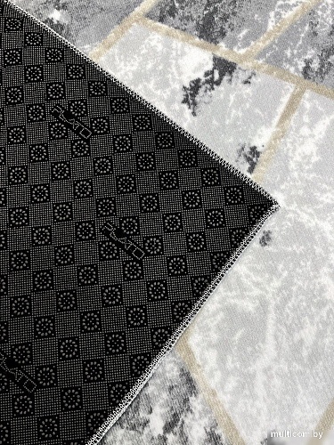 Ковер для жилой комнаты Plato Hali Soft 6031-GREY-BEIGE (0.8x1.5)