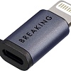 Адаптер Breaking 24568 Y02 Lightning - USB Type-C (фиолетовый)