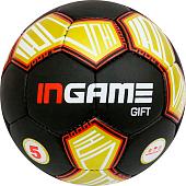 Футбольный мяч Ingame Gift 2020 (5 размер, черный/красный/золотой)