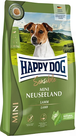 Сухой корм для собак Happy Dog Sensible Mini Neuseeland 10 кг
