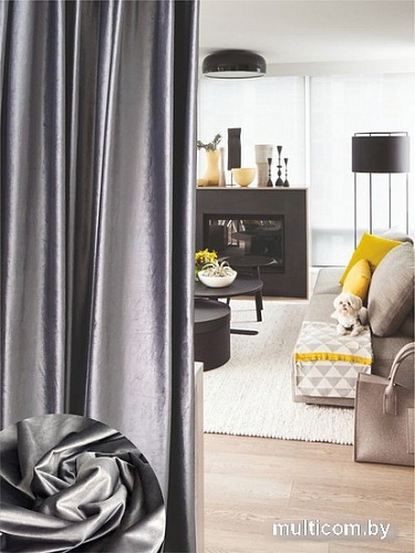 Штора Ника Зварико 7250270 2.5x2.7 м (темно-серый/графит 34)