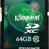 Карта памяти Kingston SDXC (Class 10) 64GB (SDX10V/64GB)