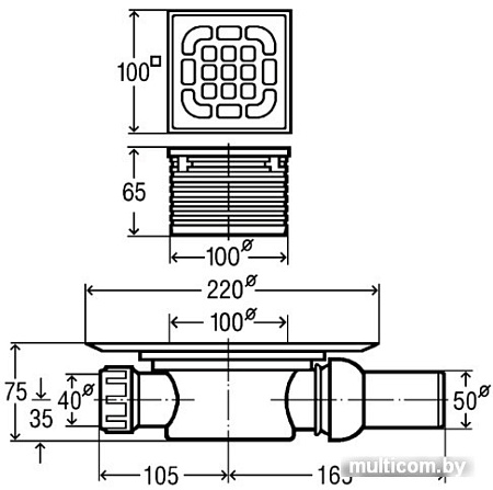 Сифон Viega Advantix 557119