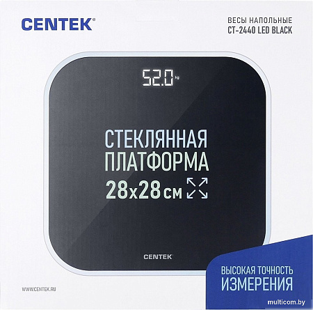 Напольные весы CENTEK CT-2440 (черный)