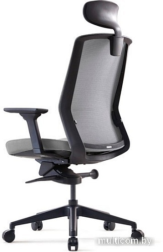 Кресло Bestuhl J1 Black Pl с подголовником (серый)