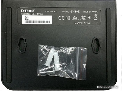 Неуправляемый коммутатор D-Link DES-1016A/E2A