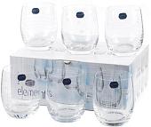 Набор стаканов для воды и напитков Bohemia Crystal Elements 25180/379712/300