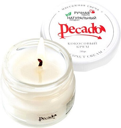 Массажная свеча Pecado Кокосовый Крем (30 мл)