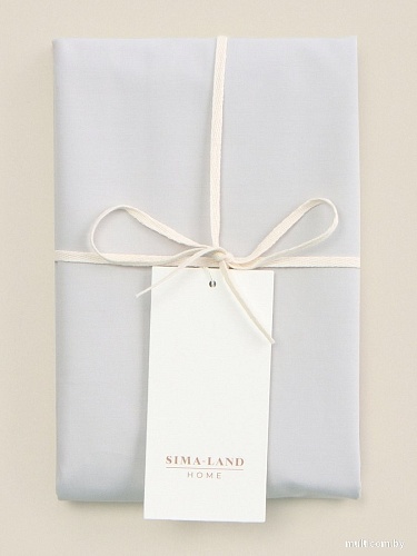 Постельное белье Sima-Land Percale 10445213 (серый)
